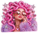 Sparkle Queen Medusa  Precision Cut Decal